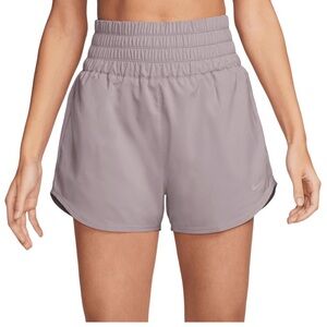 Nike ONE dri-fit ultra high-waisted shorts brief-lined gray active shorts S